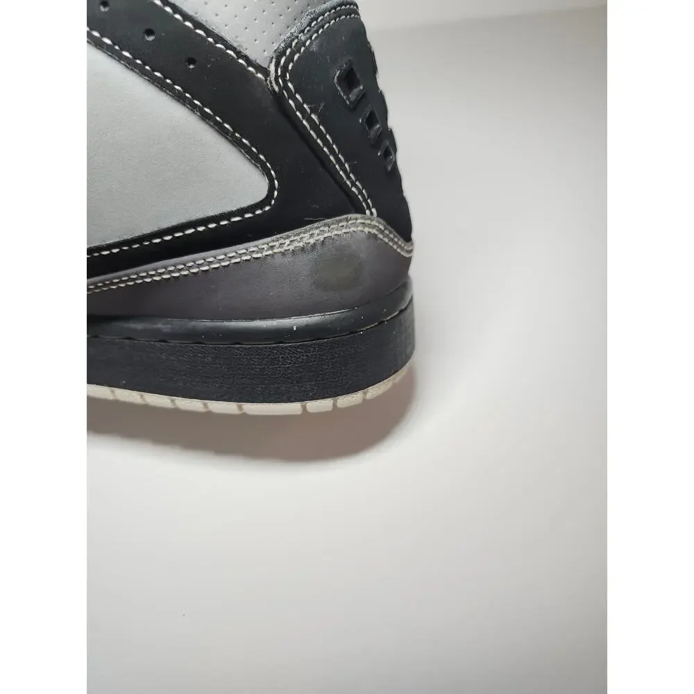 Jordan 1 Flight Men’s Gray Sz 9 Athletic Sneaker Streetwear Mid Top